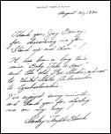 Shirley Temple Letter